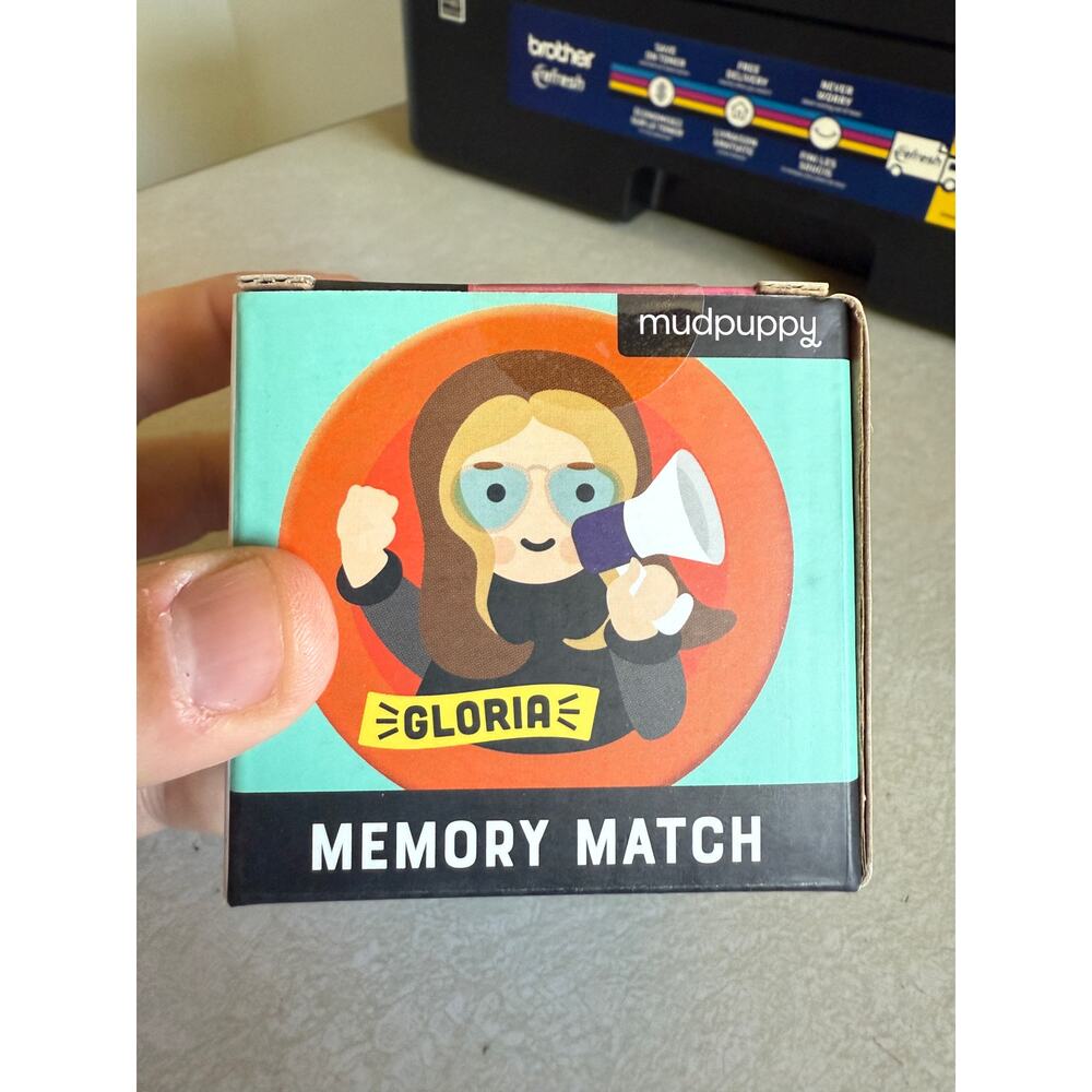 Little Feminist Memory Match Mudpuppy New In Box - kids memory game